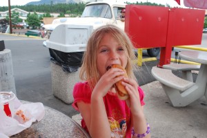 Megan at the Dawg House