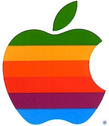 the rainbow connection of apple logo