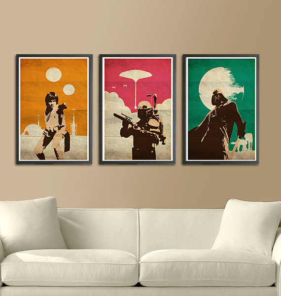 Got a Star Wars geek? Pick up these pop art inspired prints