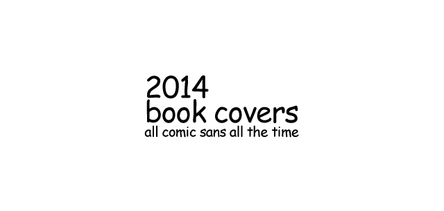 My 2014 book covers