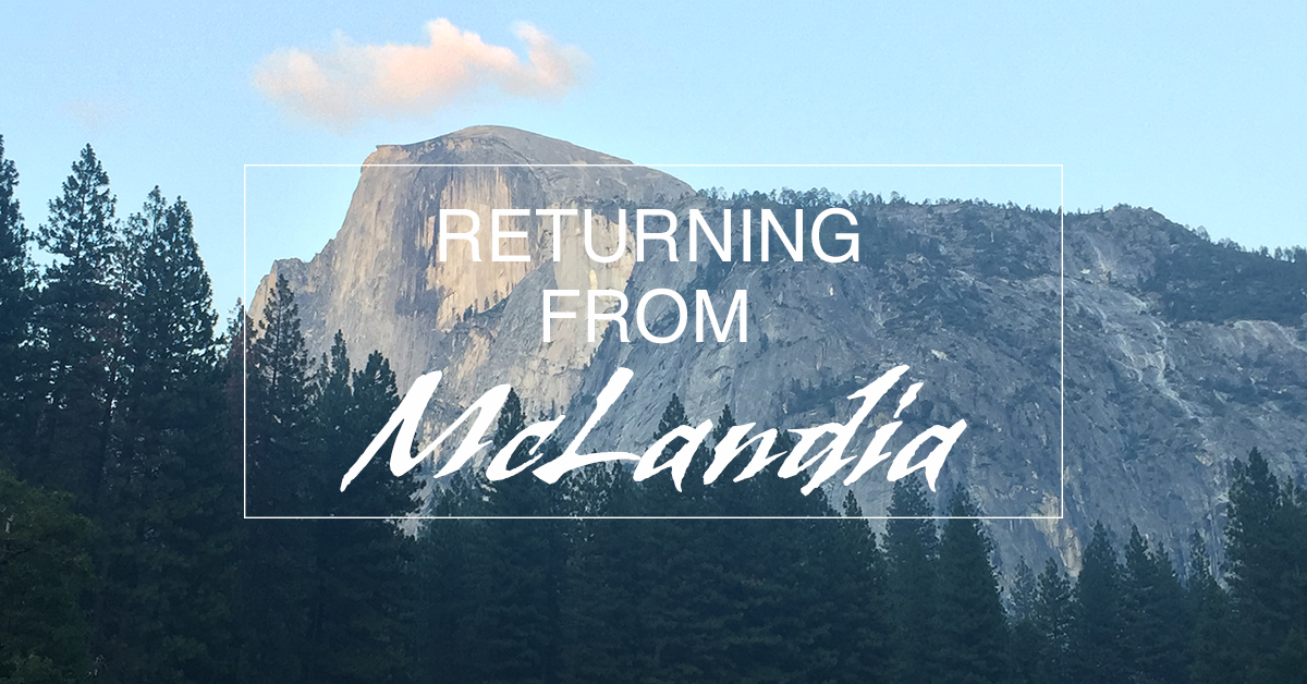 Returning from McLandia