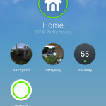 Nest App - Homescreen