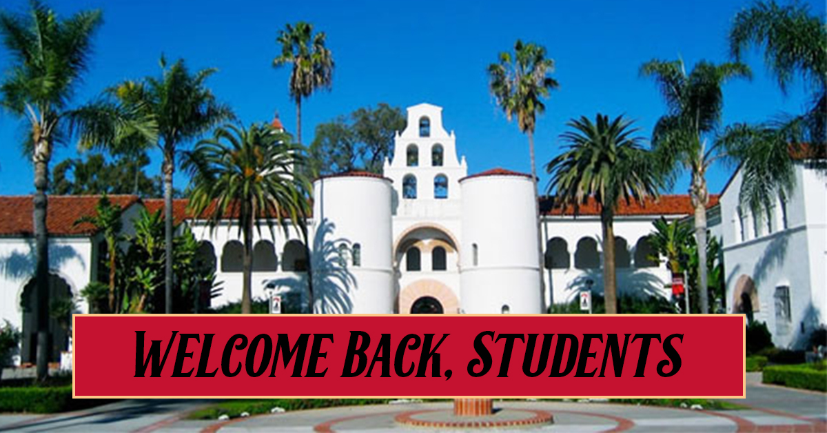 Welcome Back, Students