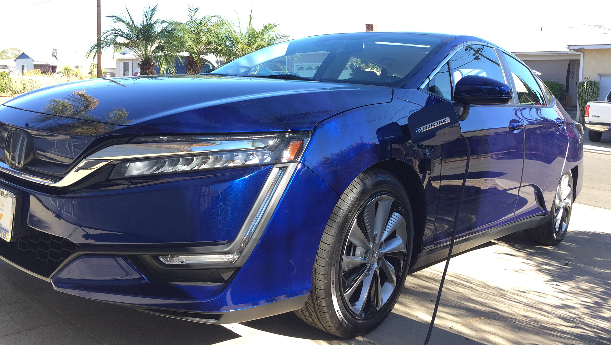 It’s electric – Our new car, the Honda Clarity